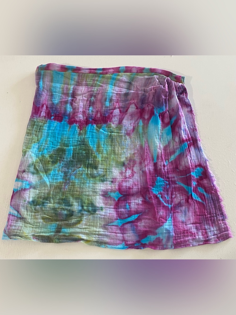 Handmade tie dye skirt
